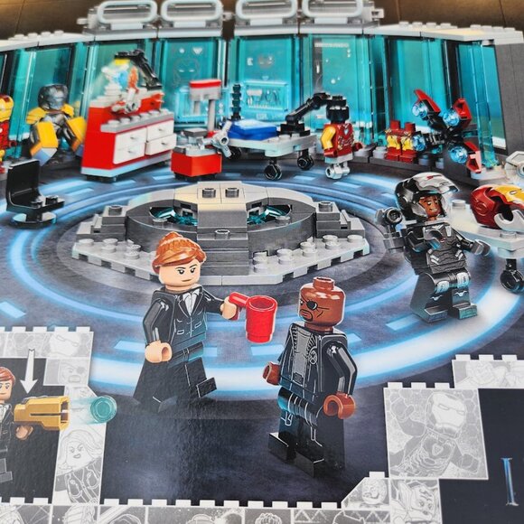 NEW LEGO Marvel Iron Man Armory Toy Building Set Toy 76216 Avengers Set Nick Fur - Picture 13 of 16